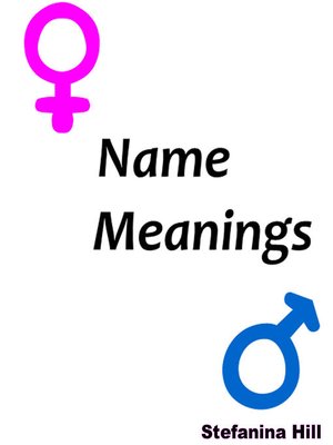 cover image of Name Meanings